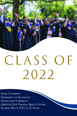 graduates on cover of Commencement Program