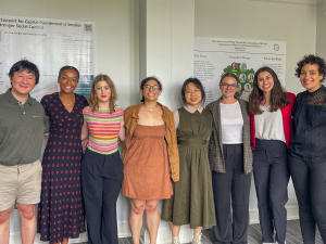 Prof. Hedwig (Hedy) Lee with her Spring 2024 graduating honors class 