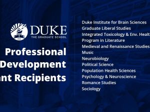 Graduate School Awards a Record 12 Professional Development Grants for 2022